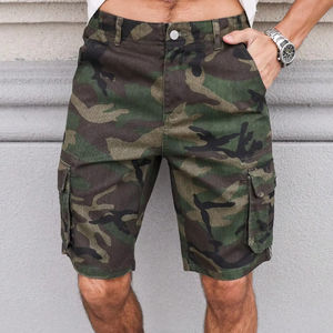 <b>Men's</b> Dot Pattern Denim <b>Shorts</b> Straight Leg Button <b>Pockets</b> Casual Summer Eco-Friendly Windproof Breathable - Product Image 3