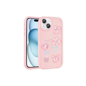 ASMA <b>Toys</b> Collection 3D Embossed Figure Glossy Silicone Case for iPhone 14 Plus Soft Silicon <b>Mobile</b> <b>Phone</b> Cover Creative Design - Product Image 1