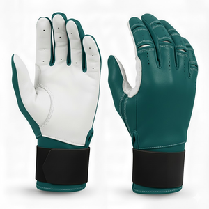 Gants de frappe de baseball professionnels de qualité supérieure, personnalisés, marron et blanc, légers, durables, respirants, avec logo personnalisé - Product Image 5