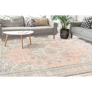 พรมพิมพ์ลายเหรียญตรา: พรมตกแต่งบ้านและสำนักงานลายตุรกี พร้อมพรมขนนุ่ม - Product Image 2