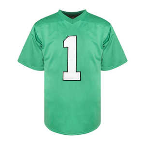 Le dernier maillot de football vert pour hommes avec maillot de football américain décontracté à sublimation brodée de haute qualité - Product Image 1