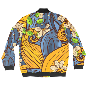 Chaqueta de bombardero de calidad superior unisex diseño de béisbol bordado sublimado personalizado cierre de cremallera a prueba de viento ligero - Product Image 2