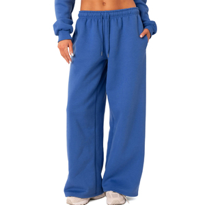 Pantalones de mujer 2025, pantalones de moda, pantalones personalizados para mujer, pantalones de chándal de pierna ancha de tiro bajo, ajuste holgado, cintura baja, logotipo personalizado OEM - Product Image 5