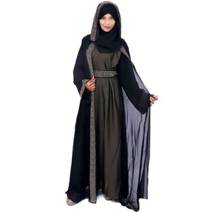 Nouveauté Kaftan Abayas de Dubaï pour femmes Vente en gros Vêtements musulmans islamiques Respirant Confortable Quatre saisons Eid et mariage - Product Image 6