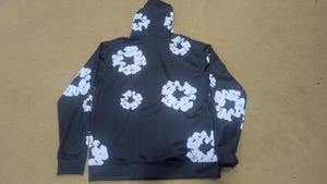 Venta al por mayor personalizado único diseños de moda invierno pulóver sudaderas con capucha impermeable secado rápido poliéster/algodón polar - Product Image 5