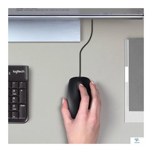 <b>Mouse</b> Consumer M SERIES M100 Wired Black 910 006652 - Product Image 6