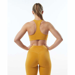 Maillot de yoga une pièce pour femme, 78% Nylon 22% Élasthanne, léger, col en U, extensible dans quatre directions, dos nageur, ourlet sans couture, maintien moyen, devant une pièce - Product Image 5