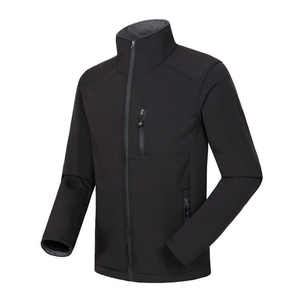 Veste Softshell pour homme en polyester 100% imperméable, coupe-vent, respirante, avec fermeture éclair, légère, logo personnalisé - Product Image 6