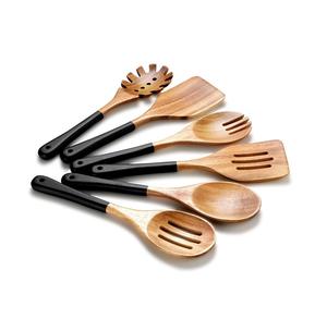 Juego de cucharas de madera Juego de cucharas para servir y cocinar Artículos Organizadores de cocina Accesorios de cocina Artículos al por mayor. - Product Image 4