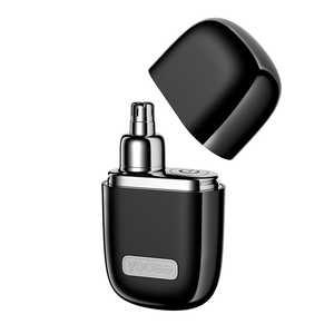 Tondeuse à poils de nez portable rechargeable pour hommes et femmes, lames à double tranchant, coupe manuelle indolore, tête amovible lavable, USB - Product Image 1
