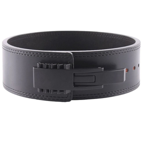 Ceinture de musculation réglable avec logo personnalisé, 10 mm/13 mm, cuir véritable, protection professionnelle, respirante, légère - Product Image 1