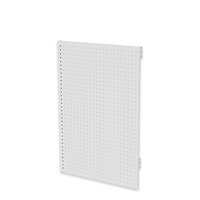 Support d'affichage promotionnel mural en métal robuste pour la vente au détail, installation facile, forme rectangulaire, pour magasins de détail, noir