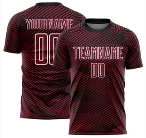 Ensemble d'uniformes de football imprimés respirants de haute qualité unisexe, personnalisables en bleu, rose, jaune, vert, service OEM, kits de tenues d'équipe - Product Image 6