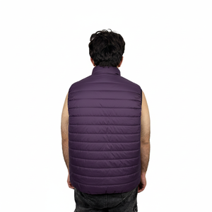 Chaleco Acolchado de Lona con Diseño Nuevo, Ligero, Sin Mangas, Personalizado, Informal, para Hombre, Impermeable, para Invierno - Product Image 2