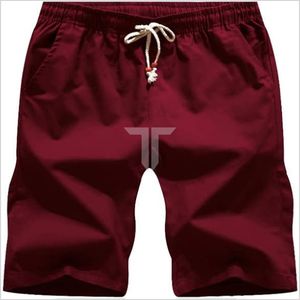 Shorts de sport décontractés pour hommes, style urbain, en polyester/coton de haute qualité, confortables, avec cordon de serrage élastique à la taille, poches, respirants - Product Image 1
