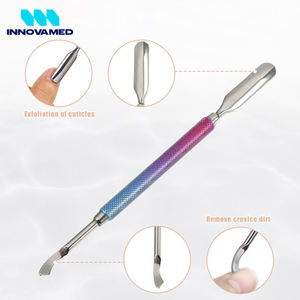 Nouveauté Meilleure vente Pousse-cuticules en acier inoxydable de haute qualité avec logo personnalisé imprimé avec service OEM par INNOVAMED - Product Image 4