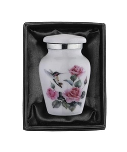 Beautiful Hummingbird <b>Small</b> Keepsake <b>Urns</b> |<b>for</b> <b>Human</b> and Pet <b>Ashes</b> | with Velvet Bag & Funnel - 1 Quantity - Product Image 1