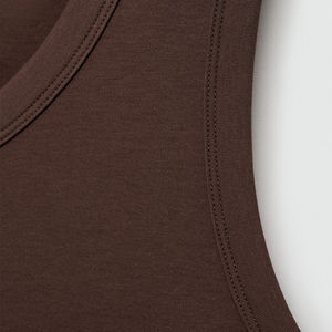 2025 personnalisé été sans manches Muscle chemise 100% Polyester séchage rapide Singlet hommes Muscle Fitness débardeurs - Product Image 5