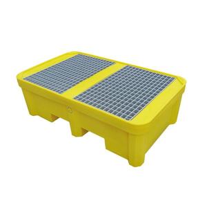 Meclube 180-220L Tanque de almacenamiento de polietileno Volcado y almacenamiento para 2 tambores - Product Image 1