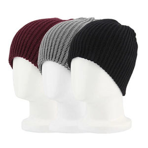 Bonnet tricoté pour hommes Oversize Casual Slouch Extra Long Warm Skull Caps Custom Color Cap Plain Jacquard - Product Image 5