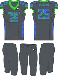 Camiseta de fútbol americano sublimada de uniforme de fútbol juvenil personalizado de último diseño - Product Image 6