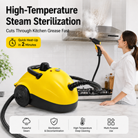 1500W 1.2L Tank 50g/min 105C Steam 25min Runtime tuyau externe interieur voiture menage balai vapeur nettoyeur de sol