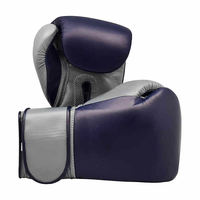 Guantes de Boxeo Profesionales Cleto de Cuero Genuino para MMA, Muay Thai, Sparring y Kick Boxing, con Absorción de Humedad y Cierre de Cordones