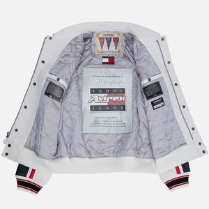 Veste Avirex en cuir de vache d'hiver pour hommes en différentes couleurs avec techniques brodées Service OEM disponible Meilleur prix Veste Avirex - Product Image 3