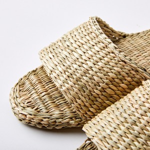 Vente chaude chaussures en jonc de mer pour dames et hommes été tongs mer herbe tongs différentes tailles - Product Image 5