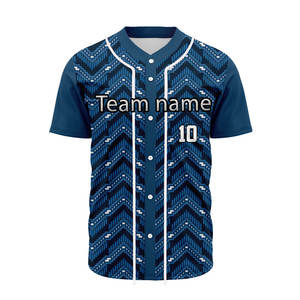 Maillots de baseball personnalisés de haute qualité, à séchage rapide, imprimés, broderie, vêtements de baseball unis pour hommes - Product Image 3