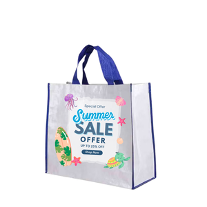 Wholesale Laminated Recycle Reusable Supermarket Grocery PP Non-woven Fabric Letter Pattern <b>Extra</b> <b>Large</b> Tote Shopping <b>Bags</b> - Product Image 4