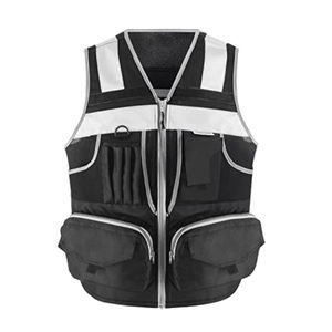 Chaleco de alta visibilidad transpirable cómodo y duradero construido para profesionales de seguridad y trabajadores al aire libre Ropa exterior informal de otoño - Product Image 6