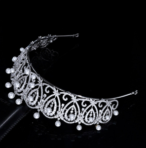 Couronne de mariage royale Vintage de luxe - Product Image 3