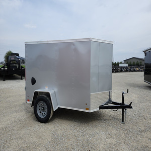 2026 Cross 5x8 Beta Series Enclosed Cargo <b>Trailer</b> 2990 GVWR Single Axle Utility <b>Trailer</b> V Nose Ramp Door Cargo Hauler for sale - Product Image 1