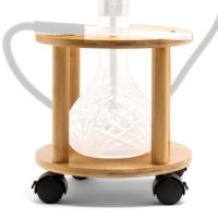 Ensemble de fumer de narguilé de Table Portable de narguilé avec bol de Shisha adapté aux lieux extérieurs décoratifs de fête et de mariage