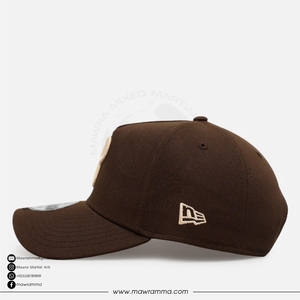 Gorra de Béisbol Vintage Marrón de 5 Paneles con Bordado 3D Personalizado, Parche Lateral Retro de Alta Calidad, Ajustable, de Algodón con Estampado de Leopardo - Product Image 3