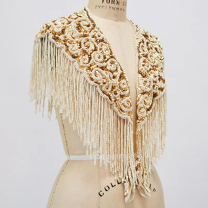 Capa Clásica Real para Adultos Tallas Grandes, Bordada y Adornada a Mano, Material de Poliéster de Alta Calidad, Marca Chandni Export House - Product Image 1