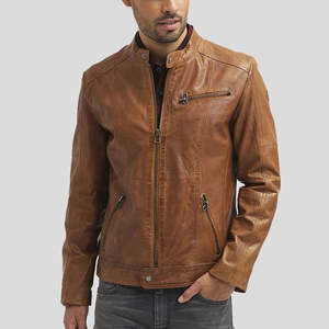 แจ็คเก็ตหนังวัวแท้สำหรับขี่มอเตอร์ไซค์ แจ็คเก็ตลำลองผ้าแคนวาสสำหรับฤดูหนาว คุณภาพดีที่สุด ไซส์ใหญ่พิเศษสำหรับผู้ชาย - Product Image 6
