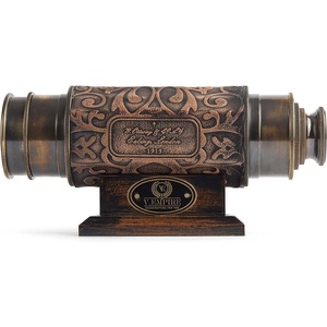 Telescopio Monocular de mano plateado, catalejo pirata portátil, navegación pirata de latón náutico, telescopio artesanal de latón - Product Image 3