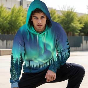 Sudaderas con capucha impresas en 3D más vendidas para hombre Patrón sólido de color personalizado para el invierno-¡Crea tu propio diseño! - Product Image 3