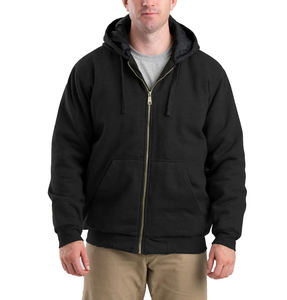 Sudadera con capucha y cremallera para hombre con forro térmico para un calor extra para actividades al aire libre y ropa informal cómoda y duradera - Product Image 1