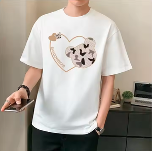 Camiseta de Hombre Casual de Algodón de Alta Calidad, Tejido de Punto, Corte Regular, Raglán, para Todas las Temporadas, Premium y Sostenible - Product Image 3