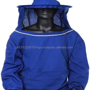 Chaqueta de apicultor de protección de abejas 2025 con alta calidad y precio razonable Chaqueta de apicultura de colores personalizados Servicio OEM - Product Image 3