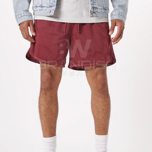 กางเกงขาสั้นตาข่ายสีทึบกางเกงขาสั้นตาข่ายระบายอากาศได้ดี - Product Image 4