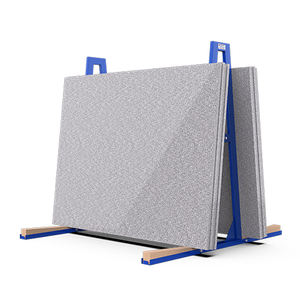 Ausavina Qli Châssis en A pour camion pliant bleu foncé pour l'affichage de marchandises en entrepôt AQFTA060 - Product Image 4