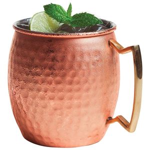 <b>Moscow</b> <b>mule</b> <b>mug</b> set handcrafted from solid copper featuring stylish design traditional elegance and practical function - Product Image 3