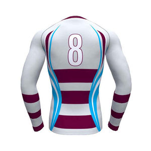 เสื้อแรชการ์ดสำหรับผู้ชายผู้หญิงแขนยาวแห้งเร็วเสื้อแรชการ์ดสำหรับผู้ชายออกแบบโลโก้ได้ตามต้องการ - Product Image 6