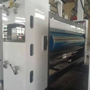 เครื่องทำกล่องพิซซ่ากระดาษลูกฟูกเครื่องพิมพ์ YSF-D กล่องกระดาษลูกฟูก2 3 4สีเครื่องทำกล่องกระดาษลูกฟูก