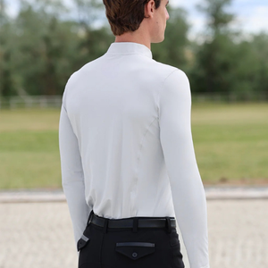 Chemise d'équitation pour homme haute performance, manches longues, respirante, séchage rapide, conception personnalisée OEM - Product Image 3