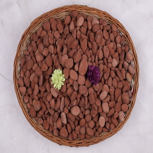 Agra đỏ nhỏ bãi biển đá tự nhiên cobbles & sỏi cho công viên cảnh quan & trang trí ngoài trời che phủ mặt đất đá - Product Image 3